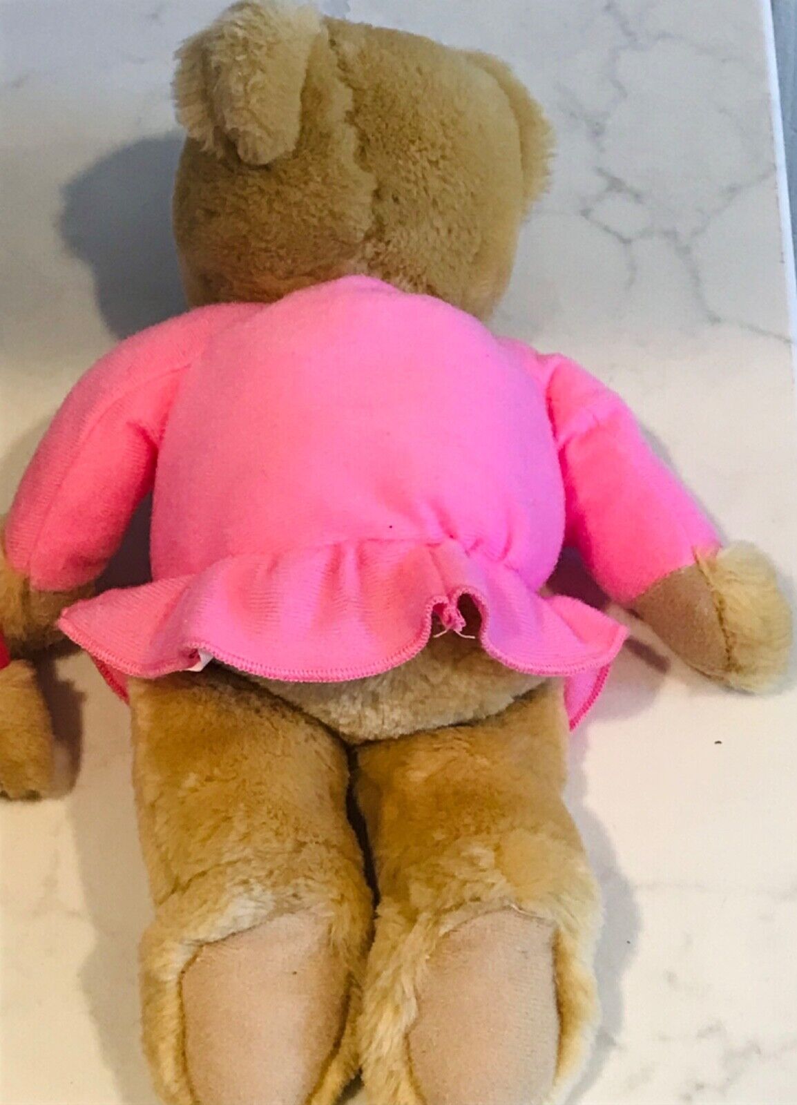 VINTAGE LOT: Two USED Hallmark Love Kiss Kiss Bears +1 Shirt & Mary Meyer Pink Bunny