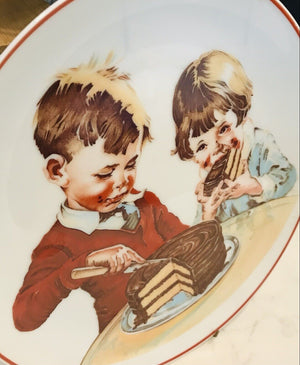 USED Cover Of Hershey's 1934 Chocolate Cookbook Plate 1980 Hershey W Plate Hanger