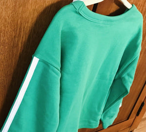 Baby Gap Disney Minnie Green and White Cheerleader 3T Sweatshirt USED