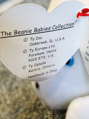 LOT: Ariel Green Bear 00’ & Mystic White Unicorn Beanie Baby 1994 USED