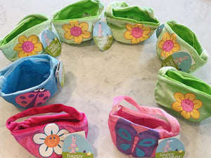 Happy Easter April 8th LOT: 8 Mini 4” Soft Plush Baskets Various Styles USED