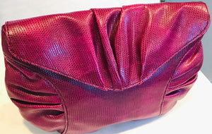 Liz Claiborne Purple Clutch Great Used : Missing Removable Strap USED